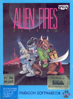 Alien Fires: 2199 AD - Game Poster