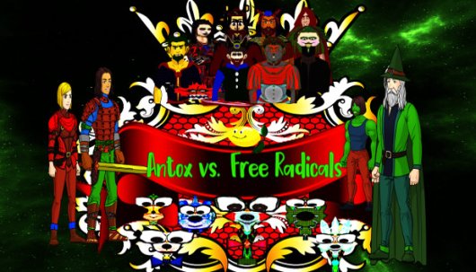 Antox vs. Free Radicals - Game Poster