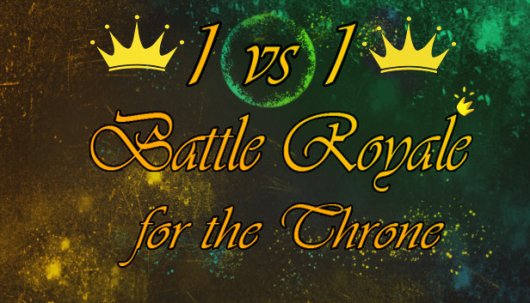 1vs1: Battle Royale for the Throne - Game Poster