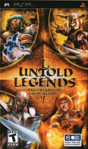 Untold Legends: Brotherhood of the Blade - Game Poster